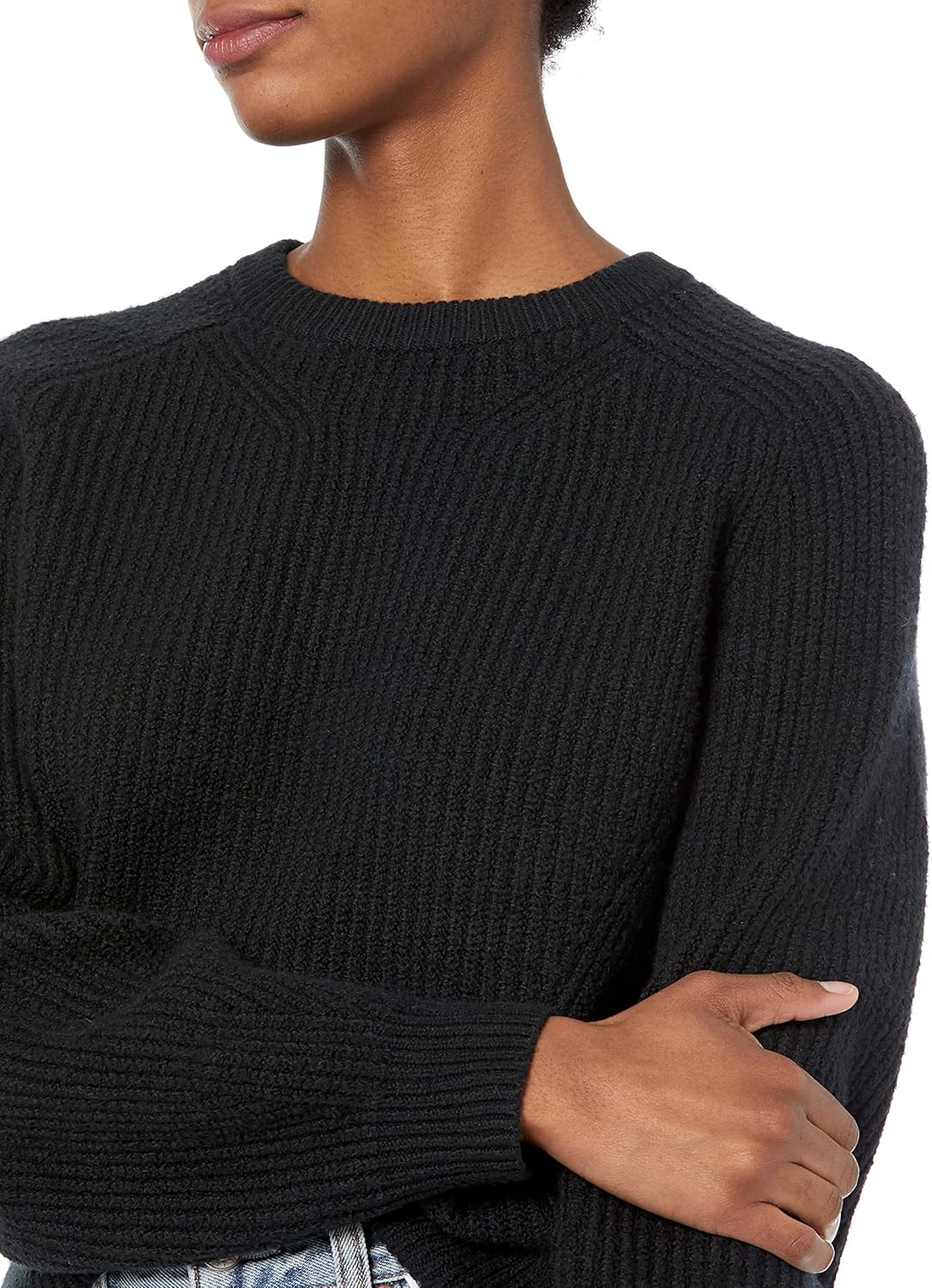 Thumbnail 2 de Amazon Essentials Damen Rippstrick-Pullover mit Rundhalsausschnitt (Loose Fit)
