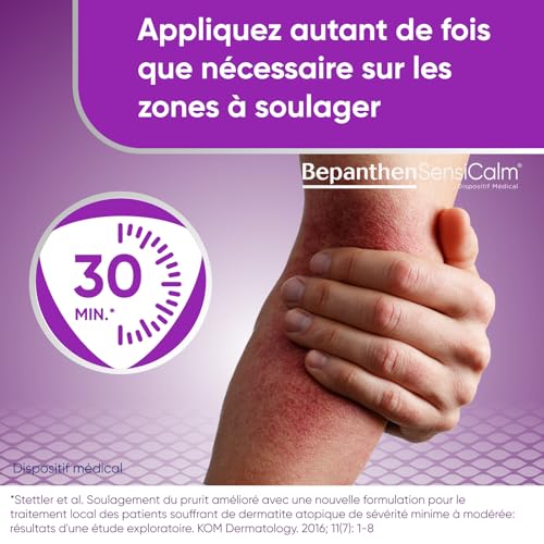 Detalle de BepanthenSensicalm Crème Eczéma Anti-Démangeaisons 50g + Baume 10ml