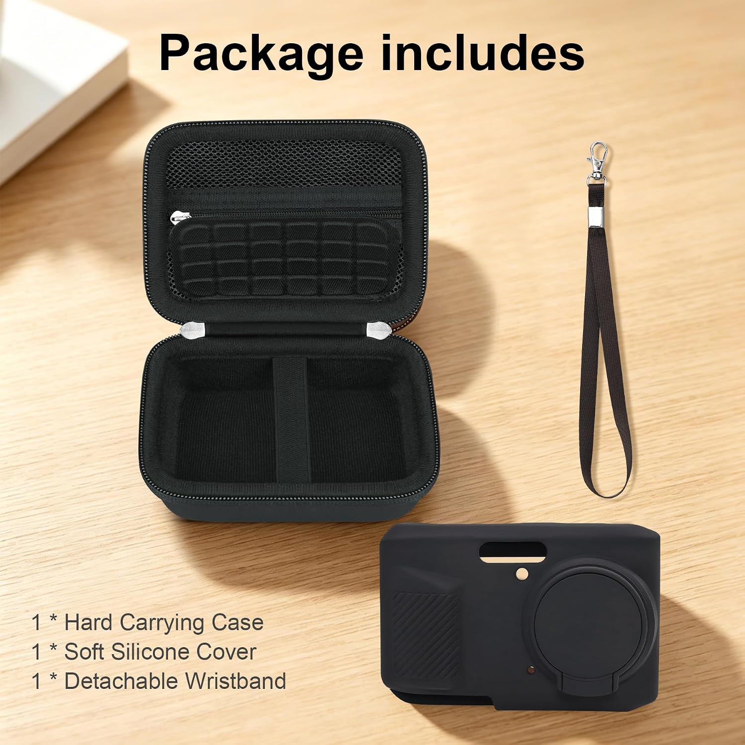 Thumbnail 2 de Elonbo Camera Case for Kodak PIXPRO FZ45: Hard Case + Silicone Cover