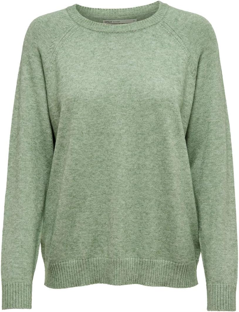 Detalle de ONLY Pull en Maille Couleur Unie – Pull à manches longues en maille viscose