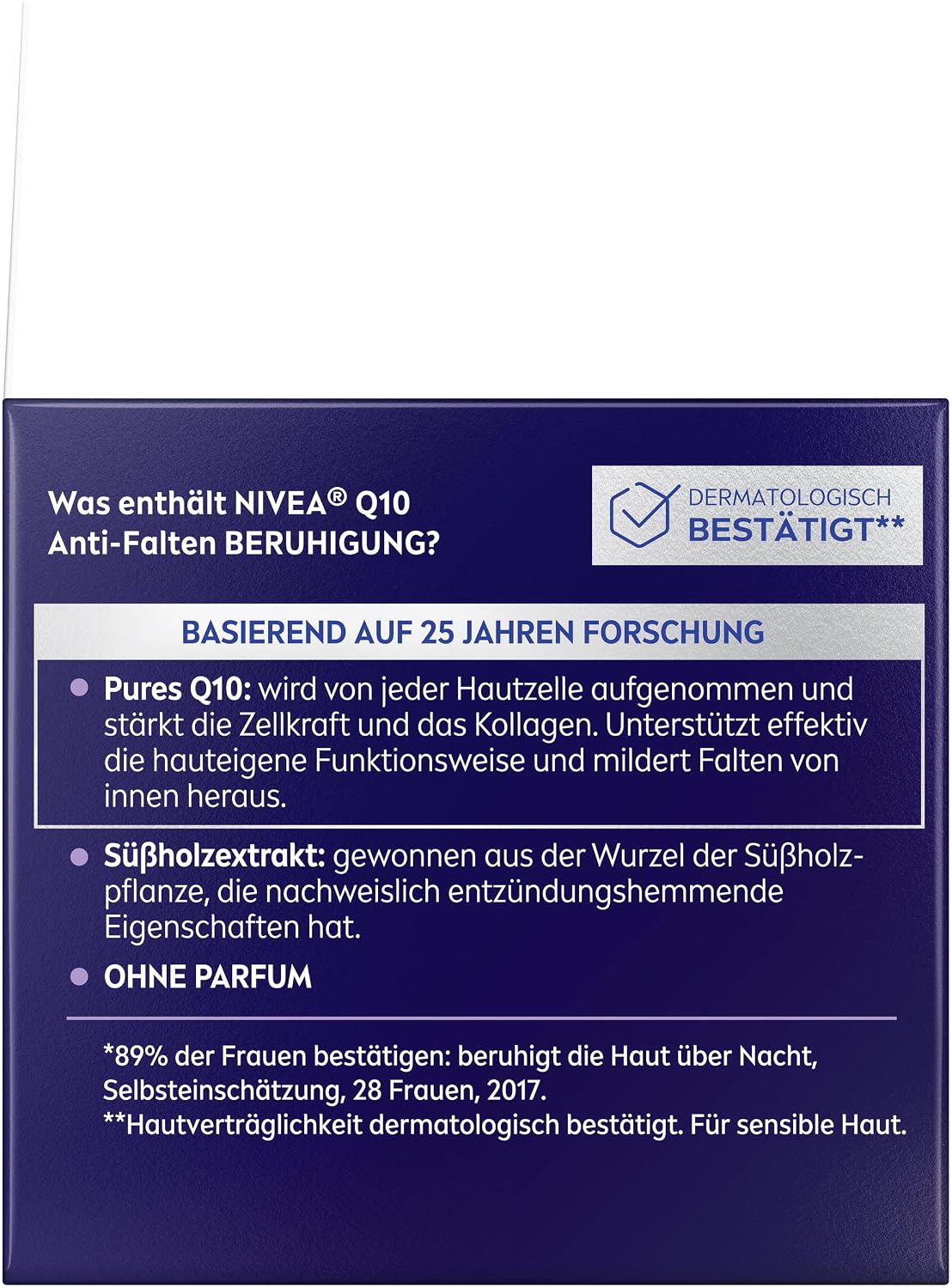 Detalle 2 de NIVEA Q10 Nachtpflege 50 ml