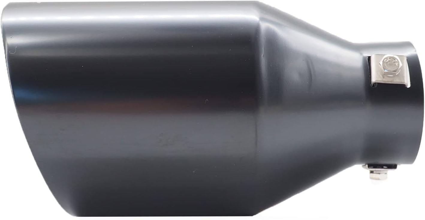 Thumbnail 2 de Simoni Racing TRX/20N Stainless Steel Round Universal Exhaust Tip, Black