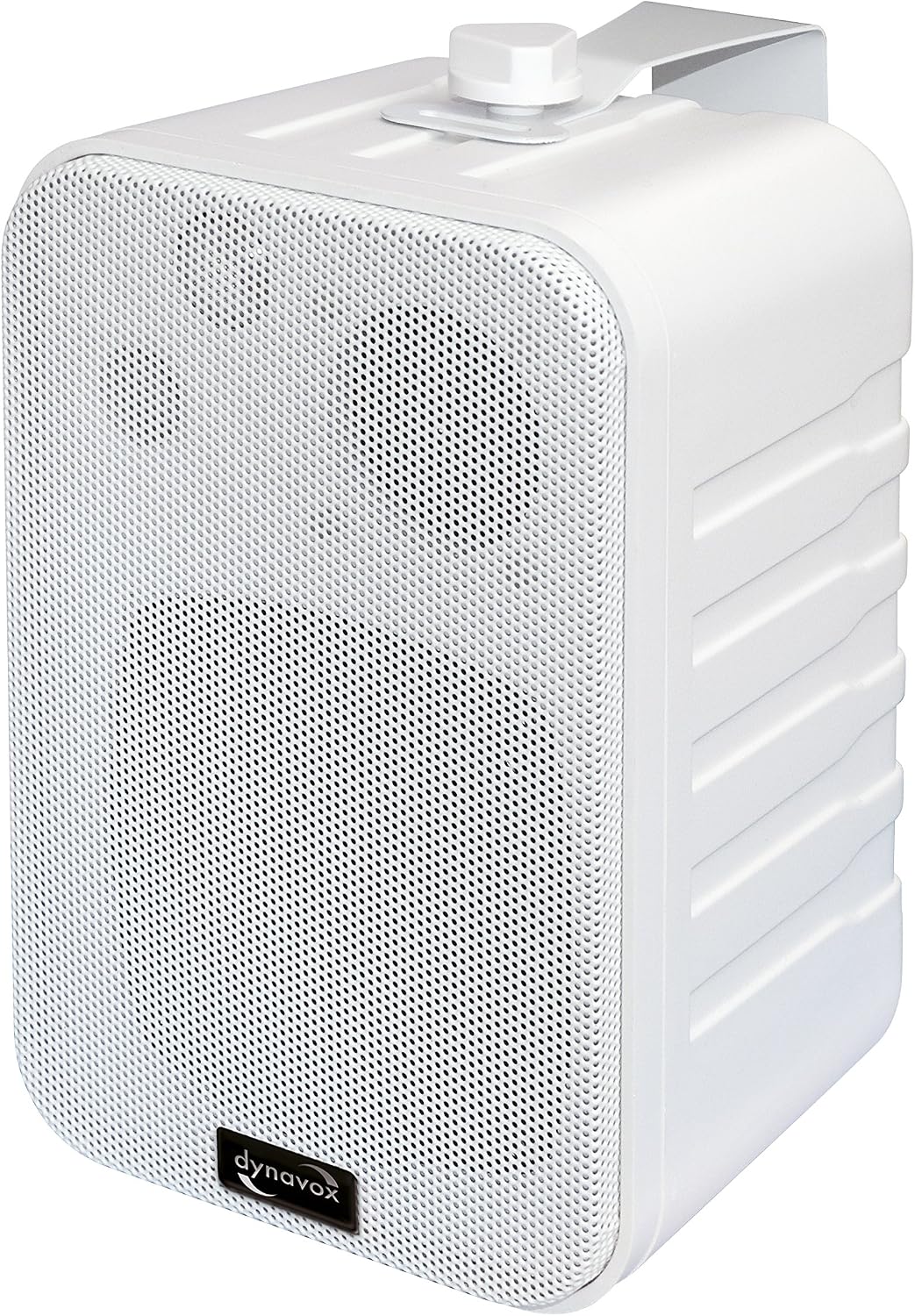 Detalle de Dynavox MB3 – białe, trójdrożne głośniki satelitarne 60 W z uchwytem
