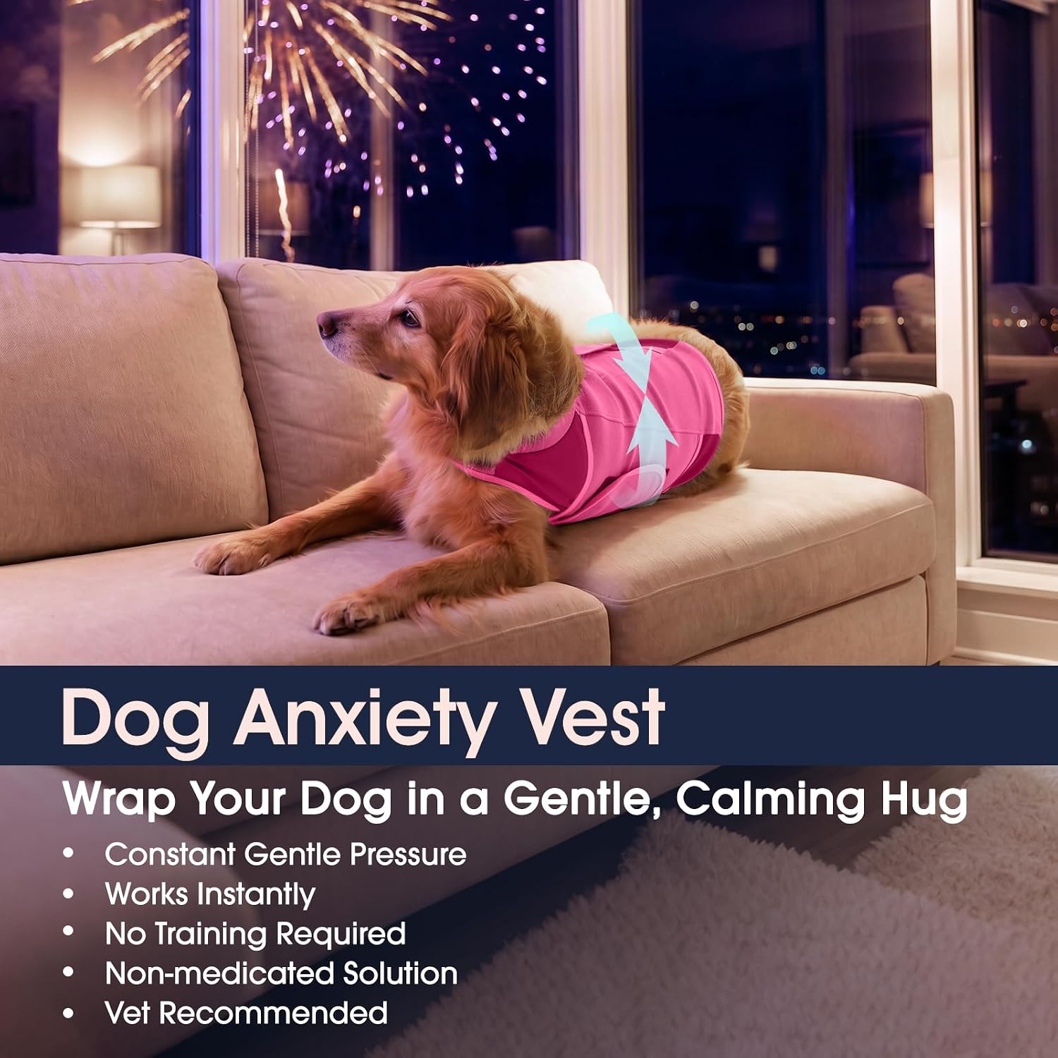 Detalle 2 de IECOii Dog Calming Vest, Size L