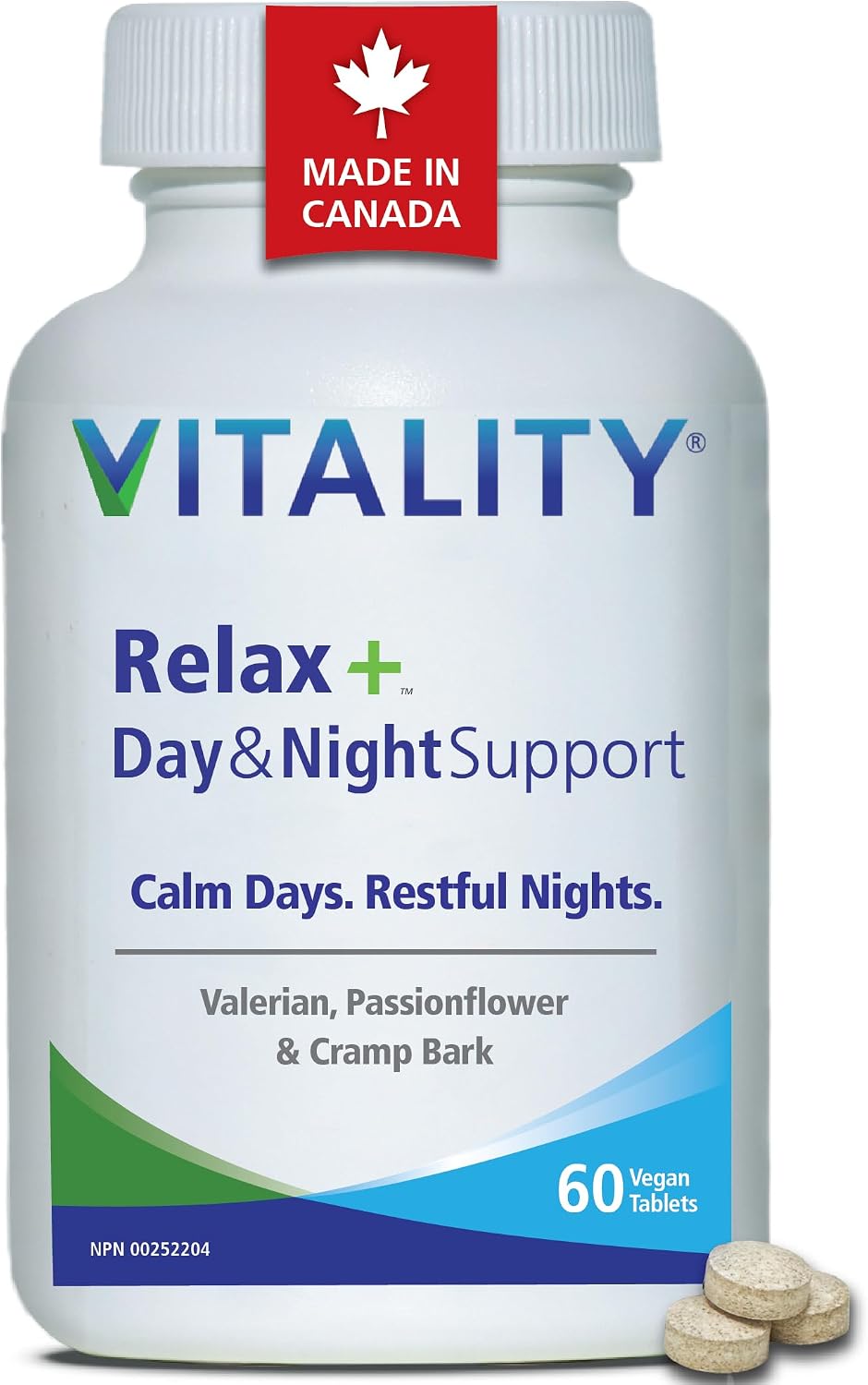 Detalle de VITALITY PURITY-951300 Relax+ Herbal Sleep Aid with Valerian