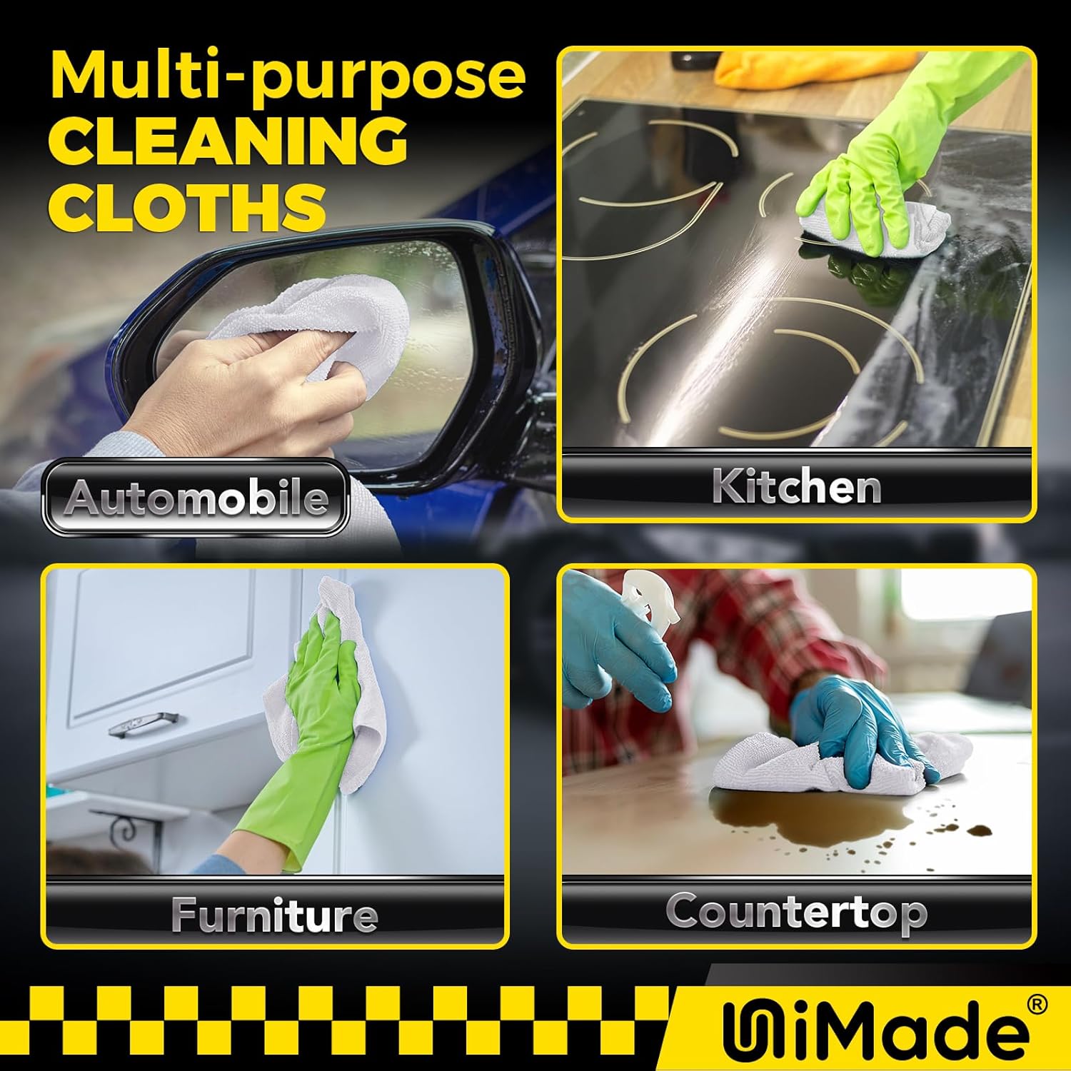 Thumbnail 6 de UNIMADE Shop Towels 100 Pack microfiber shop towel 🧽