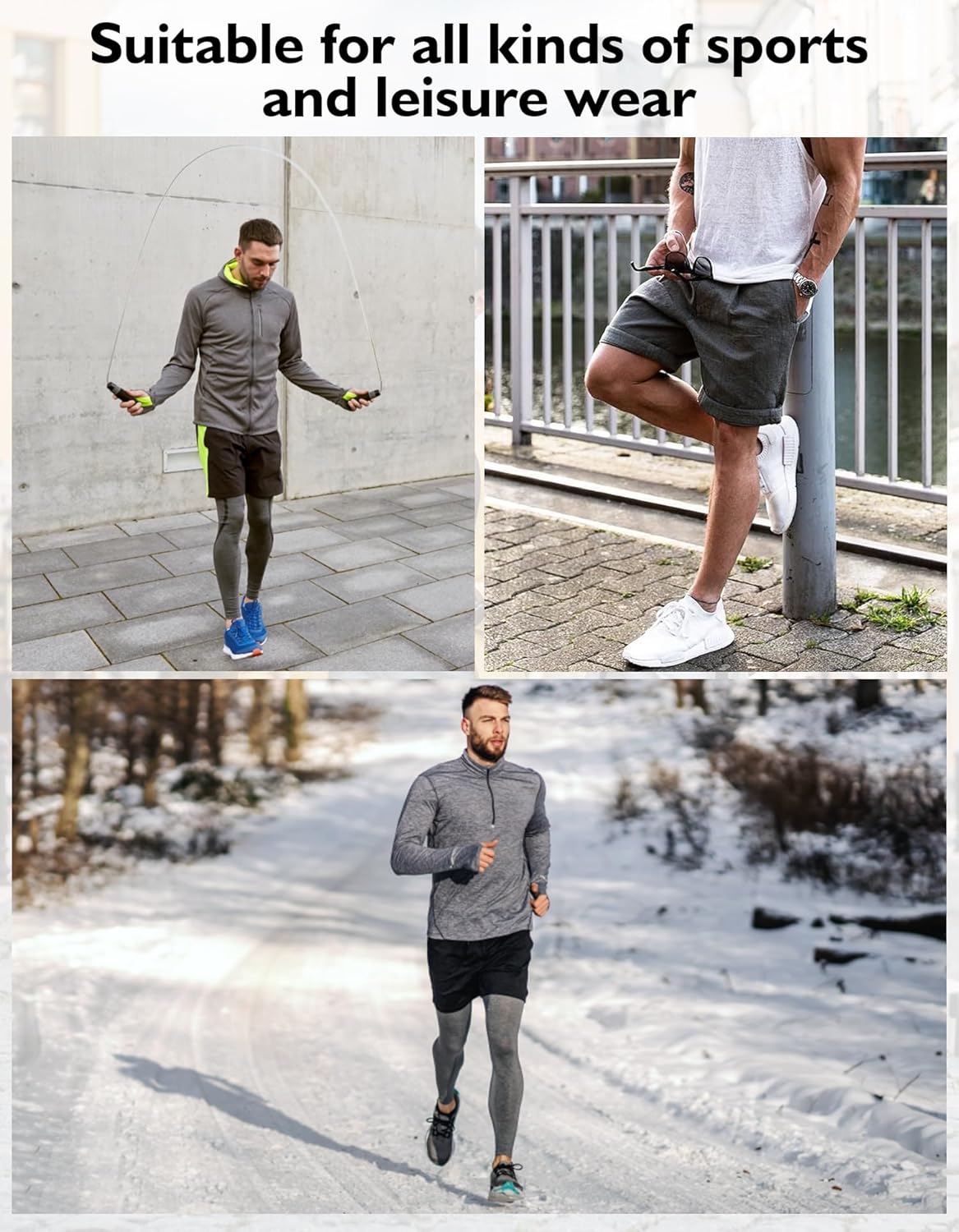 Thumbnail 5 de CLOSEMATE : lot de 6 paires de chaussettes de sport basses rembourrées antidérapantes respirantes noir/blanc (39-42, 43-46, 47-50)