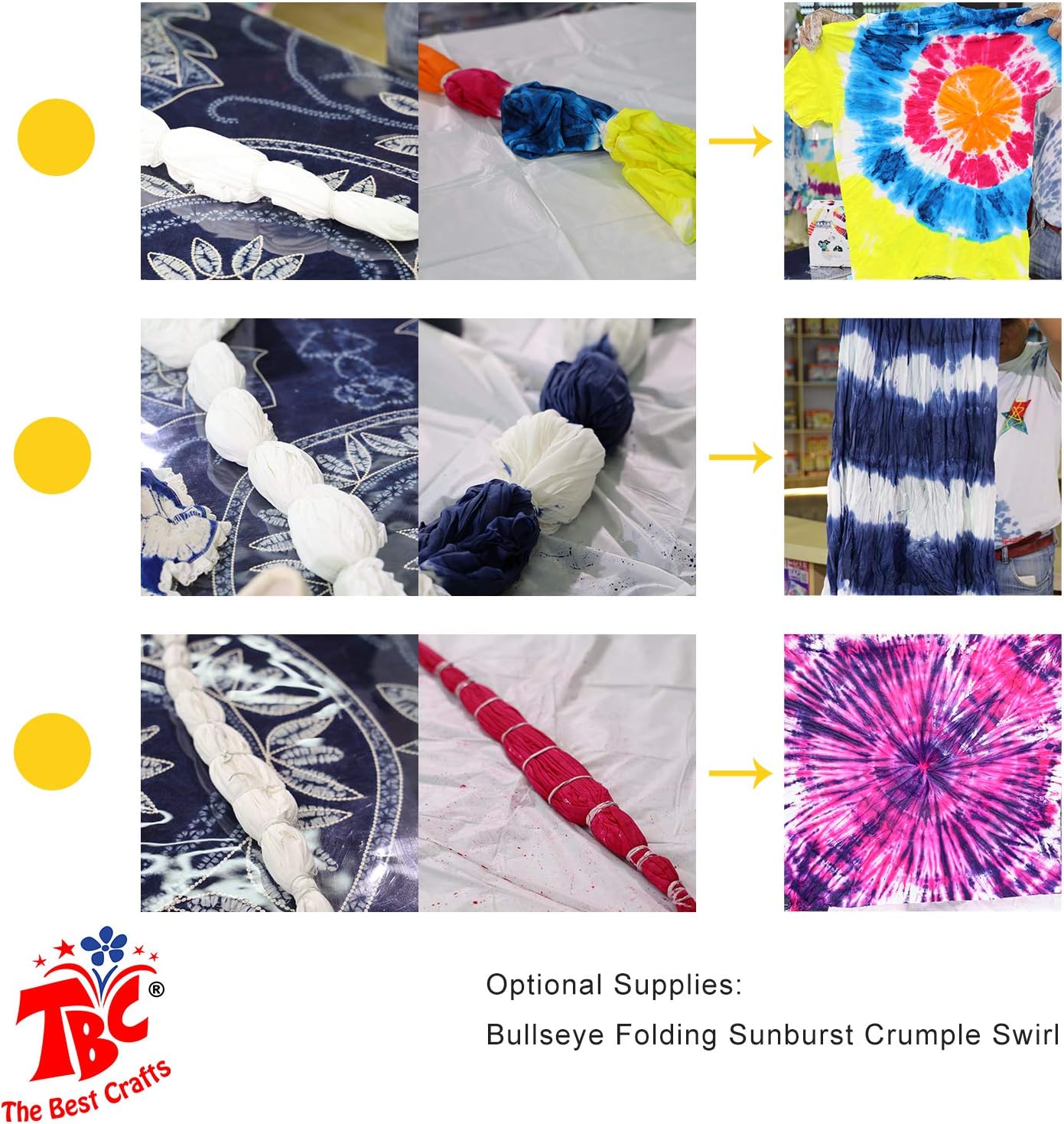 Thumbnail 4 de TBC The Best Crafts Tie-Dye Art Kit 24 colours 🎨