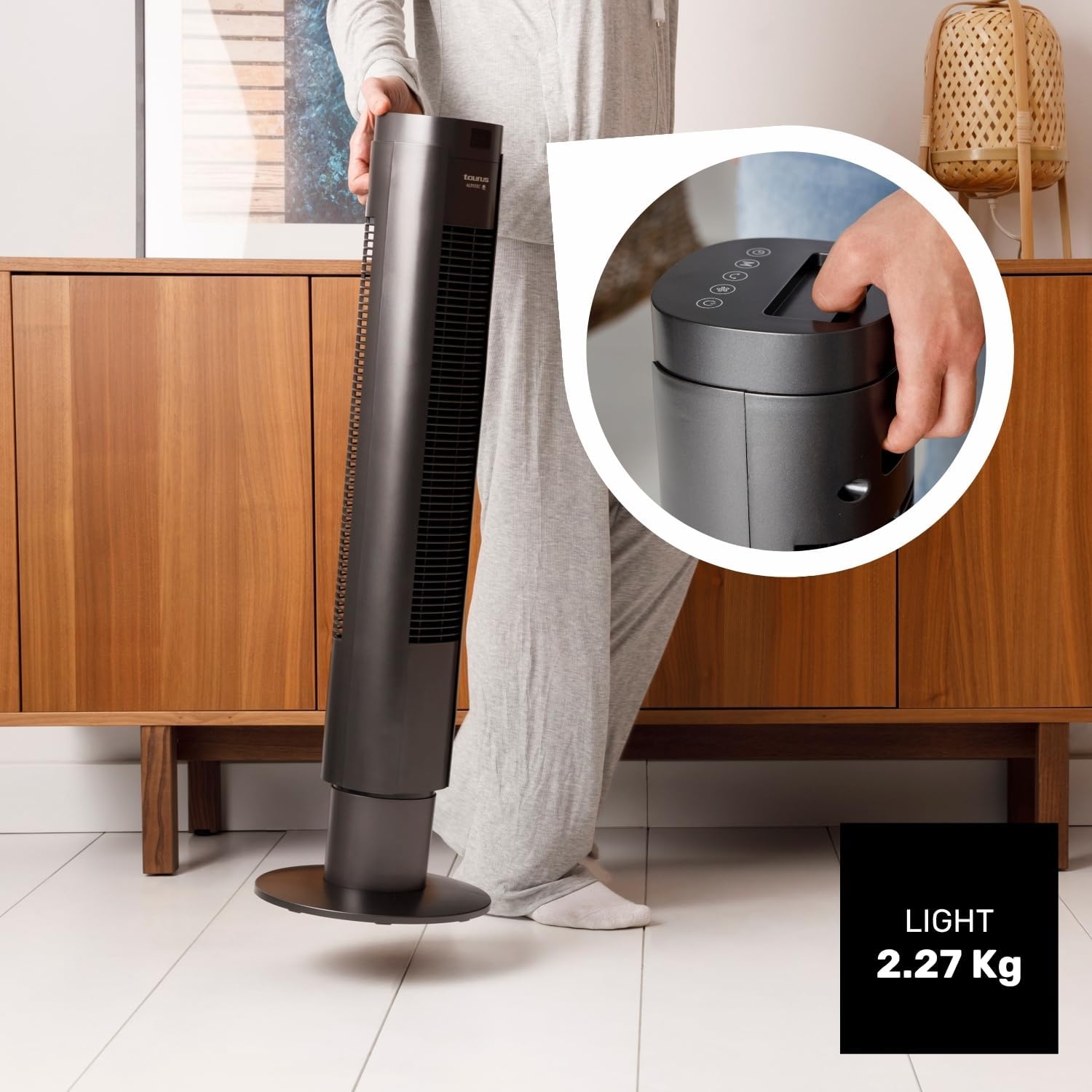 Thumbnail 6 de Taurus Babel RCH Amazing: ventilatore a torre digitale alto 84 cm con telecomando