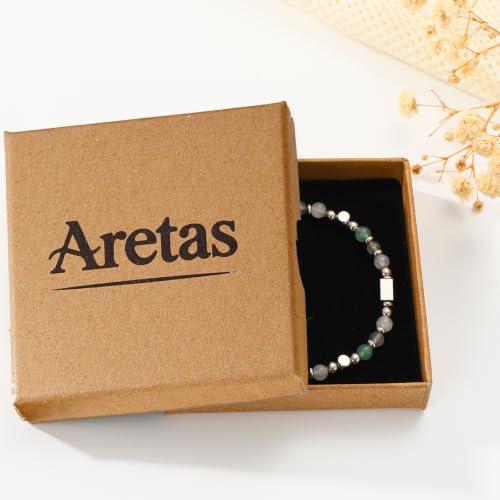 Detalle 2 de Aretas Retirement Bracelet for Women with Moonstone and Other Natural Crystals