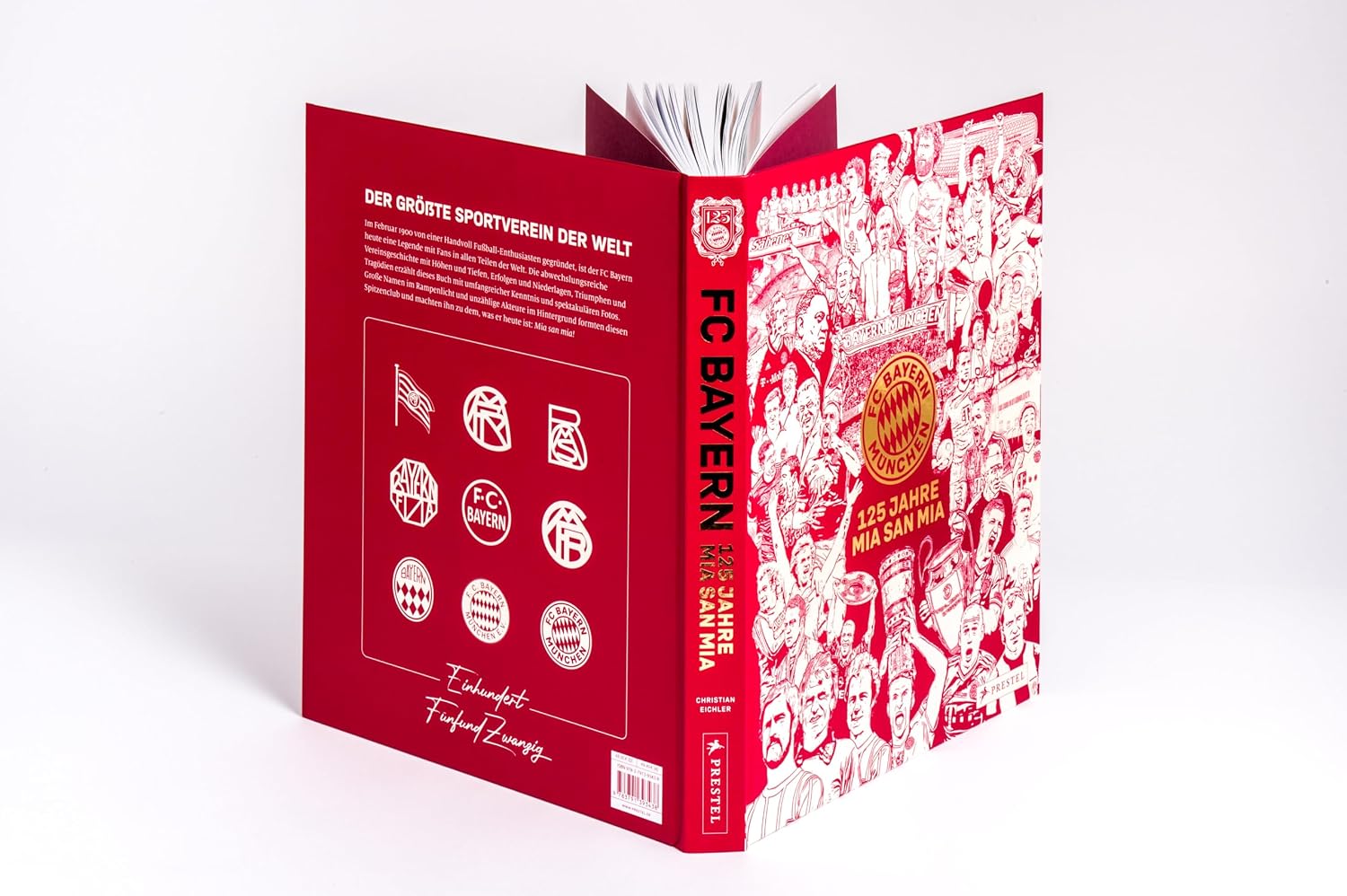 Detalle 2 de FC Bayern München: 125 Jahre Mia San Mia – illustrerad jubileumsbok om klubbens historia