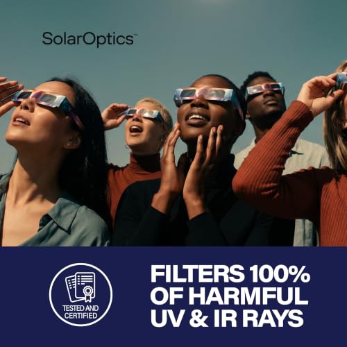 Detalle de Solar Eclipse Glasses 2 Pack with 2 Phone Filters by Solar Optics