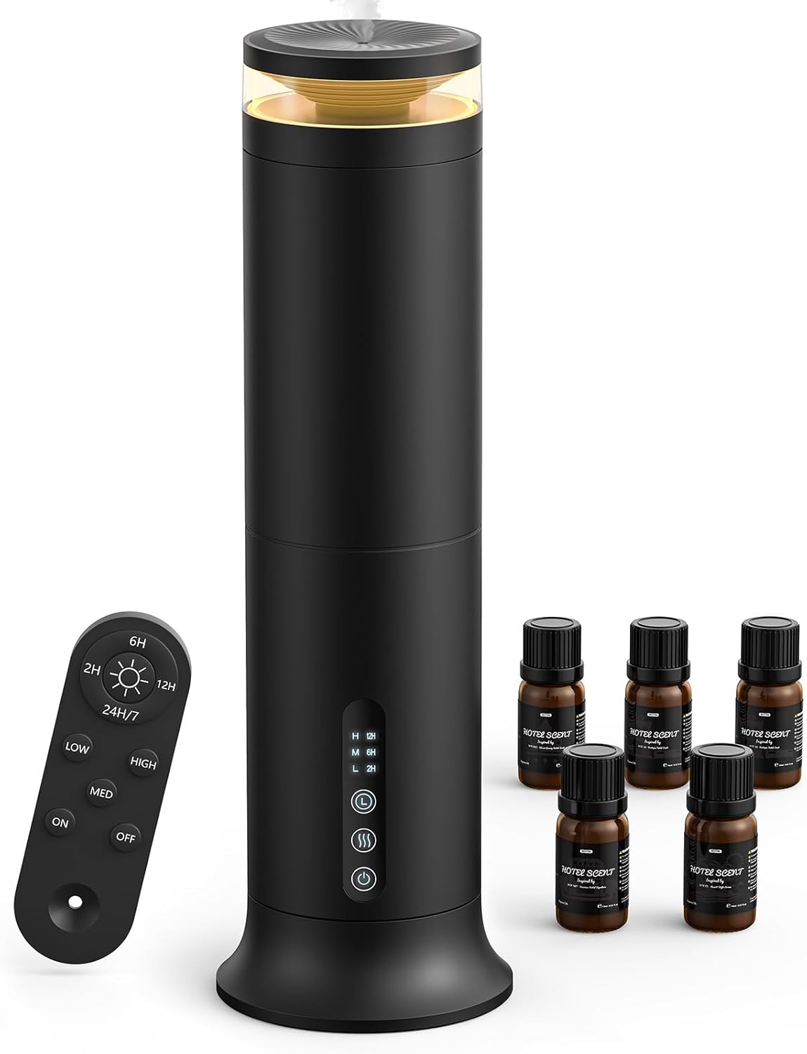 XEITIN Waterless Diffuser with 5 Hotel-Inspired Aromatic Oils — Coverage up to 2000 Sq Ft