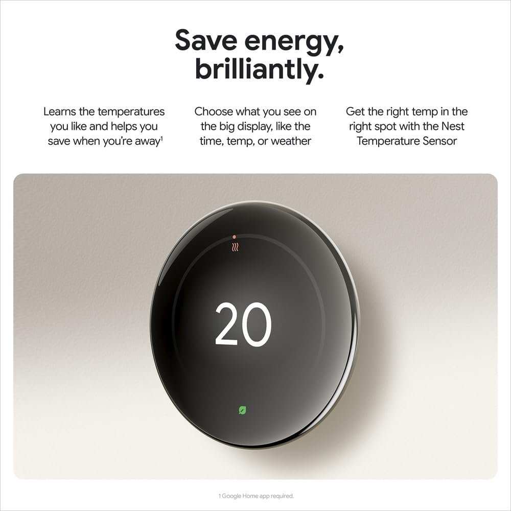 Thumbnail 1 de Google smart thermostat, 4th Gen