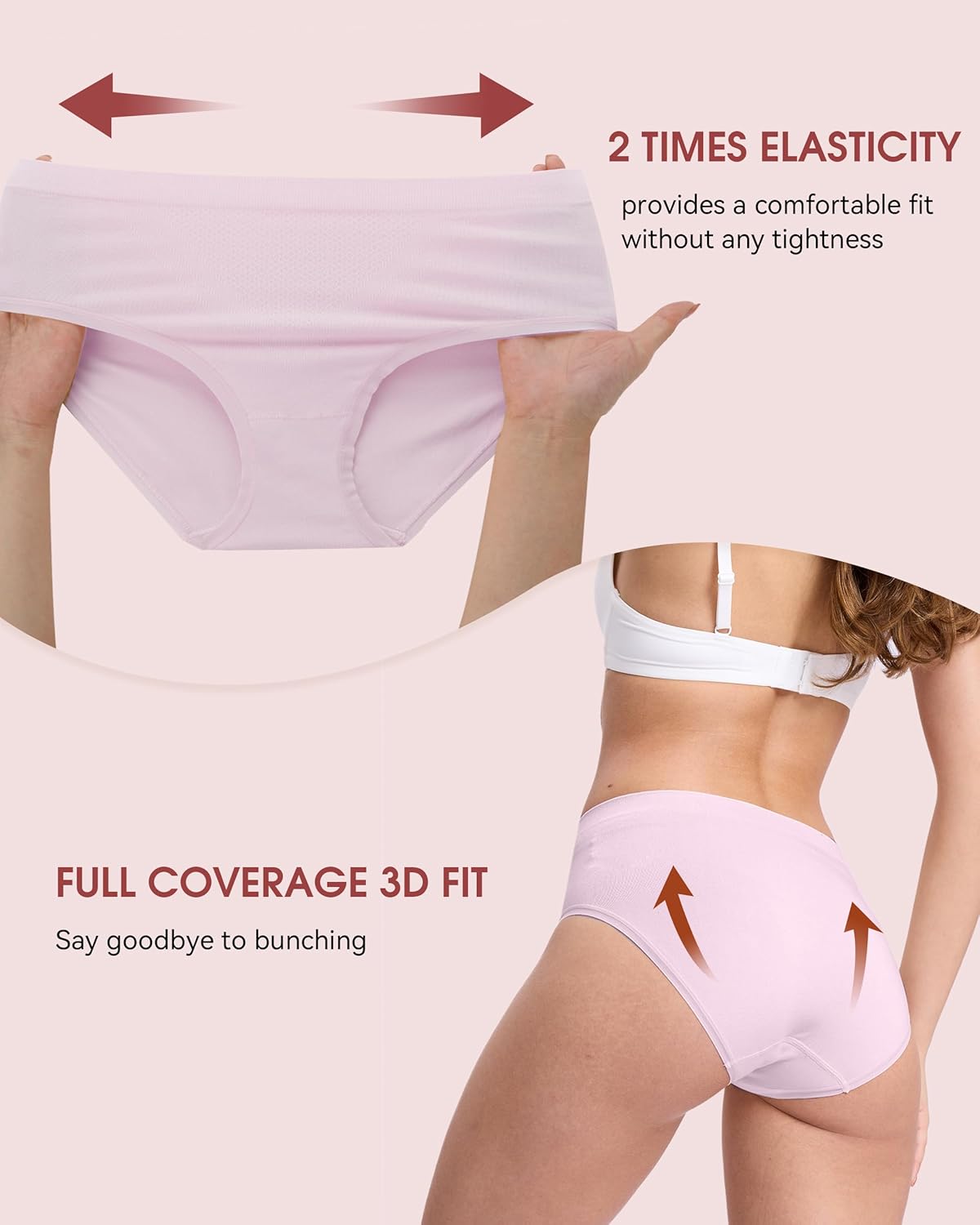 Thumbnail 3 de BAMBOO COOL Women's Briefs seamless panties 🩲
