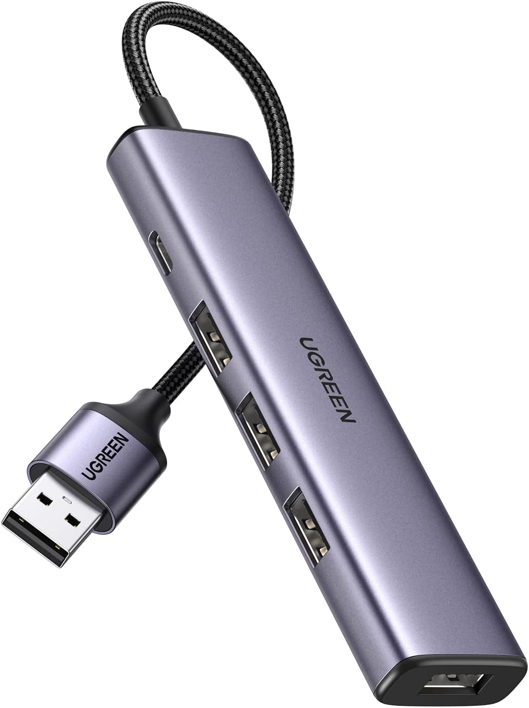 Detalle de Ugreen USB hub 4-in-1