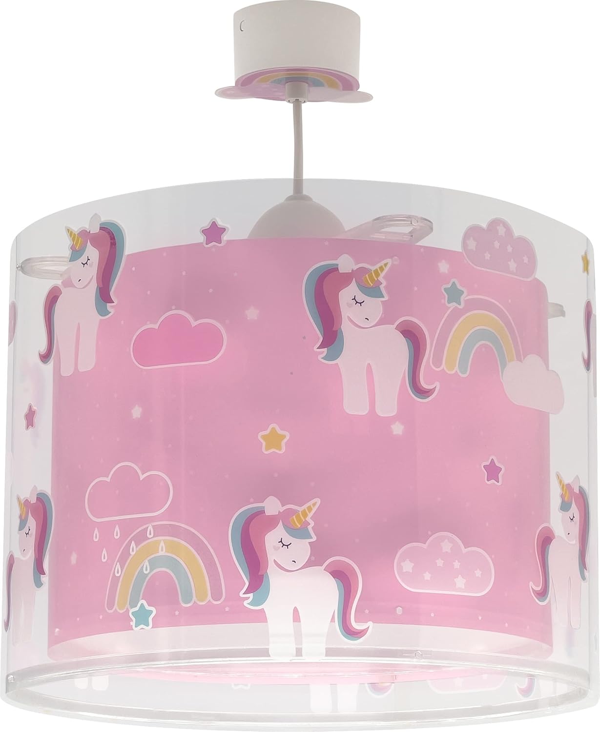 Detalle de Dalber lámpara de techo unicornio infantil