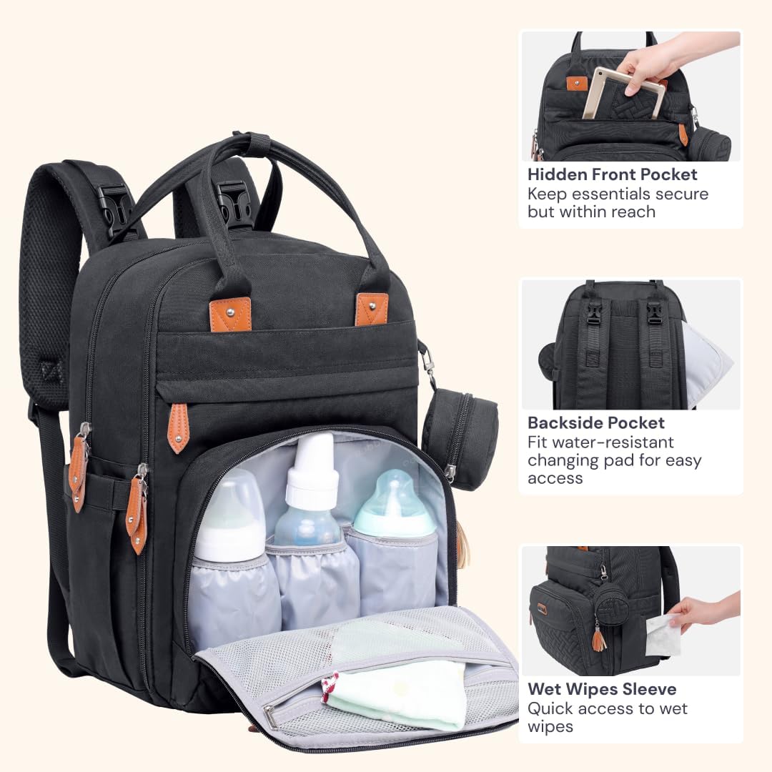 Thumbnail 4 de BabbleRoo Diaper Bag Backpack 26L