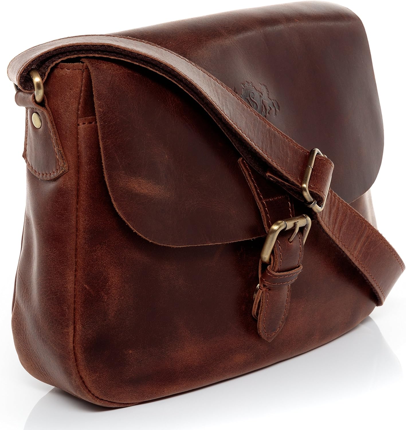 Detalle de SID & VAIN Yale Medium Shoulder & Cross-Body Leather Bag
