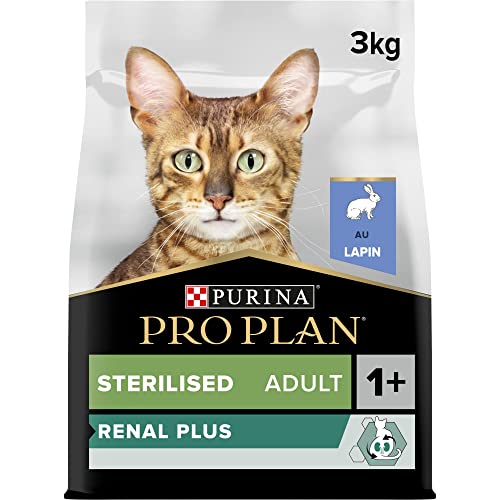 Detalle de Pro Plan Sterilised Adult RENAL PLUS Lapin 3kg — Alimentation complète pour chats castrés