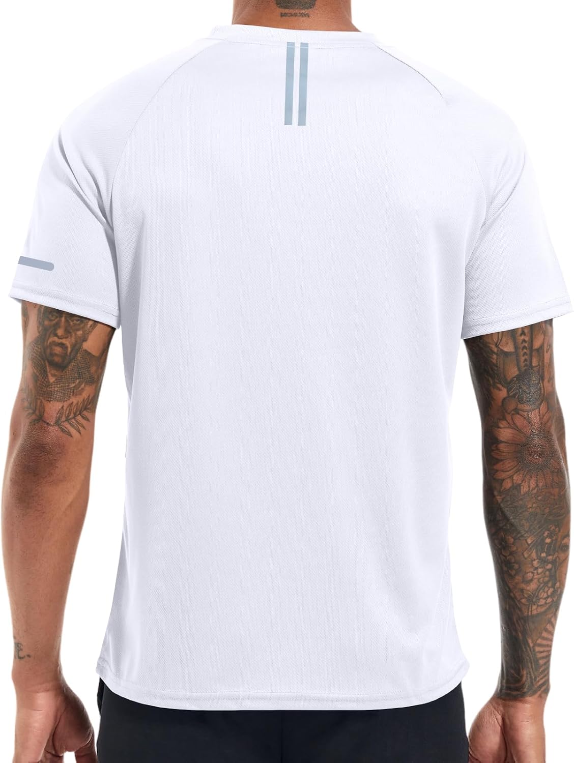 Detalle de Holure Men's Quick-Dry Sportswear T-Shirts: Breathable, Moisture-Wicking 4-Way Stretch Tops