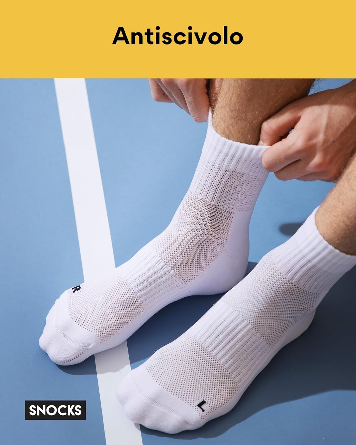 Thumbnail 4 de Snocks calze sportive antivesciche da donna e uomo, pacco da 4