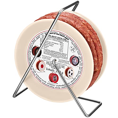 Detalle de WURSTBARON® Wurst Kabeltrommel 3,5 m – Krakauer-Art, 240 g, hochwertig, mit rauchigem Aroma