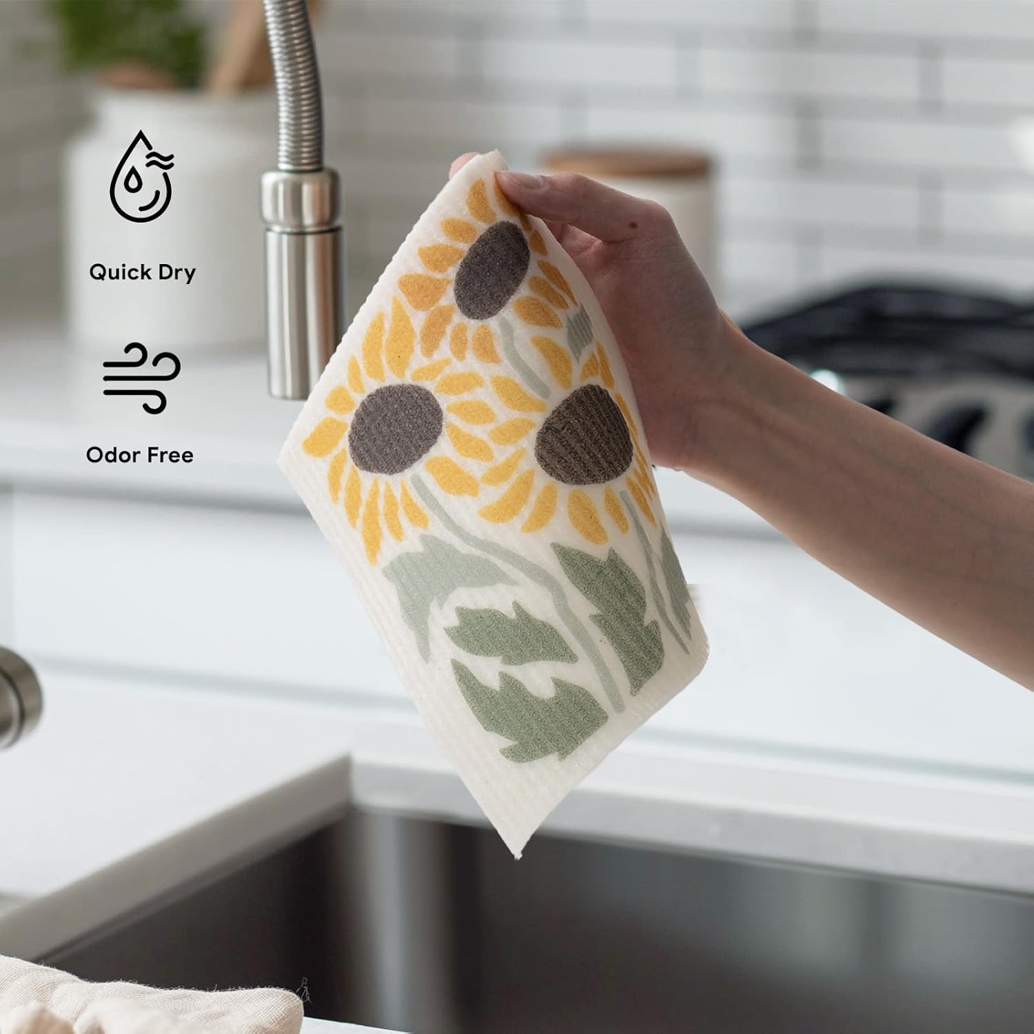 Thumbnail 5 de RECYCO 5-Pack Geometric Dishcloths