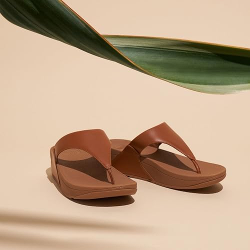 Thumbnail 2 de Fitflop Women's Lulu Leather Flip Flops – Toe-Post Sandals with Natural Arch Support
