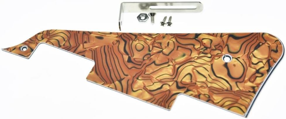 Detalle 1 de KAISH LP Guitar Pickguard in Tiger Stripe
