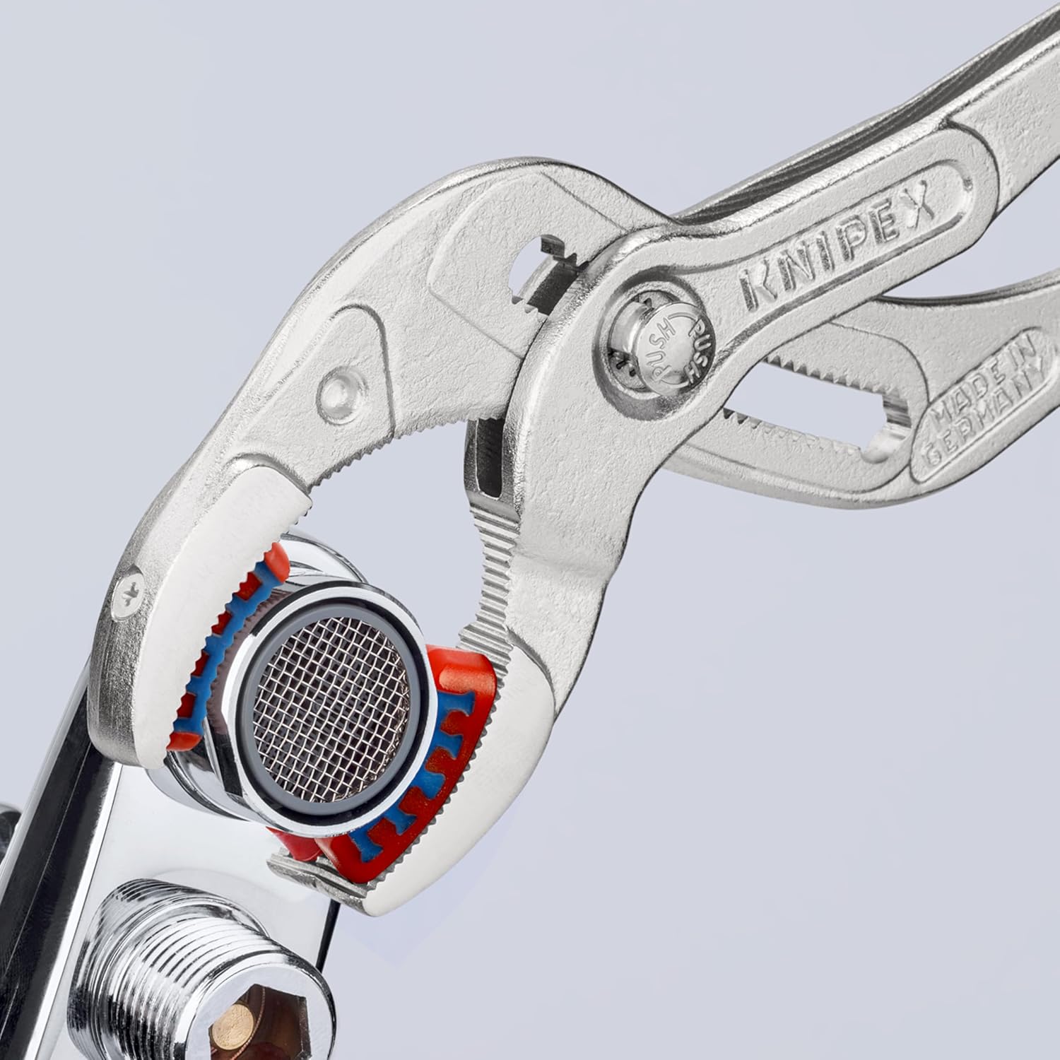 Thumbnail 1 de KNIPEX 8113-250 パイププライヤー、交換式樹脂製あご・10～75 mm対応・25段階調整