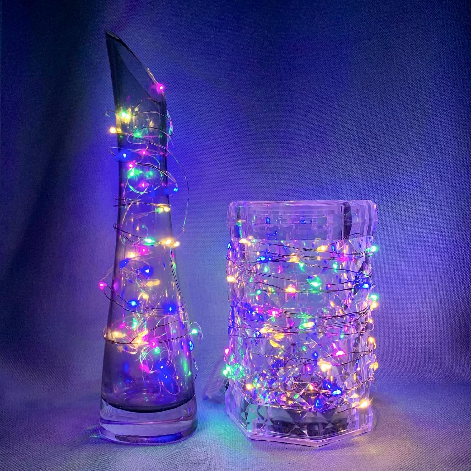 Detalle 2 de chzk D11-UG-V8A4 8-Pack Fairy Lights, 7 ft, 20 LEDs, 3 Modes