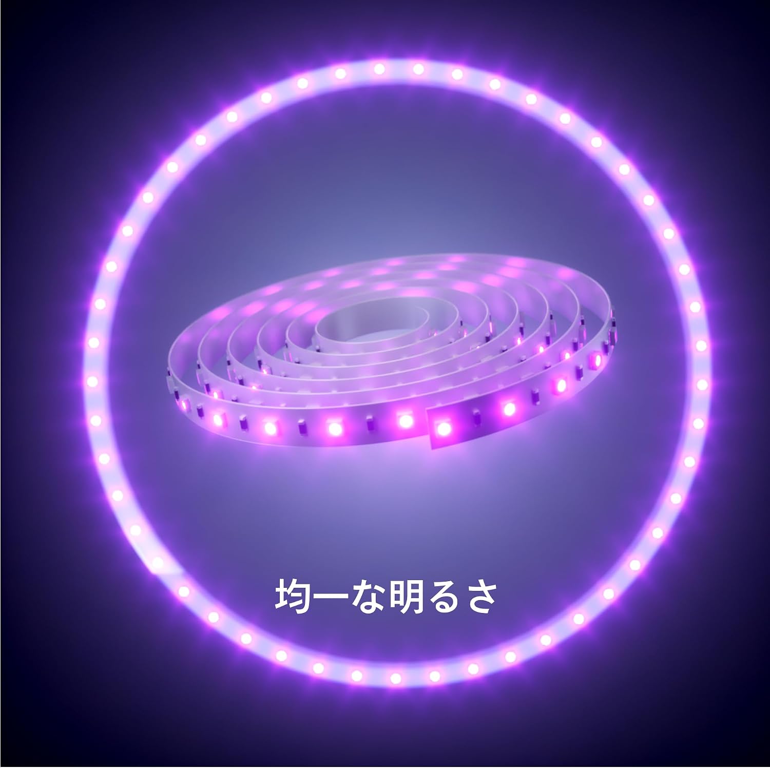 Detalle 2 de フィリップス 929004742201 LEDテープライト 5m RGBICWW・リモコン付き