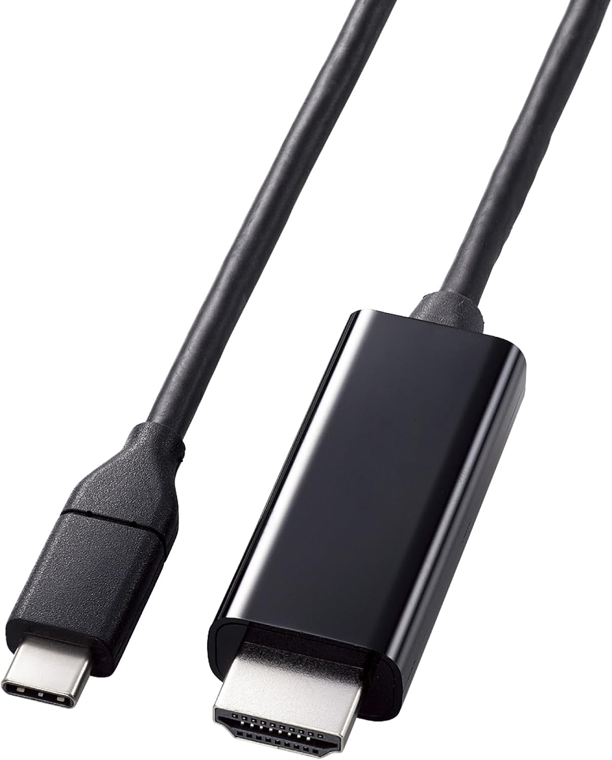 Detalle de エレコム ECMPA-CHDMIY2B2 USB Type-C-HDMI変換ケーブル 2m・やわらか・4K/60Hz