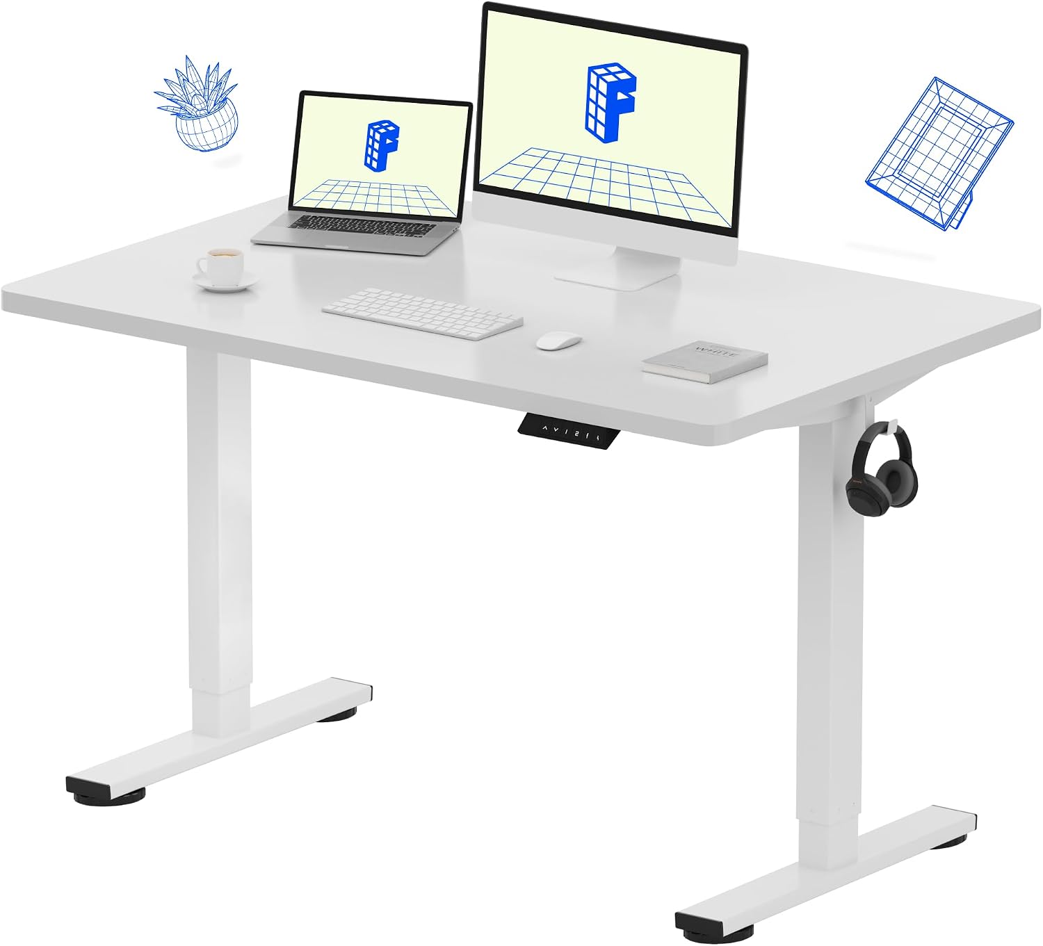Detalle de FLEXISPOT Standing Desk, 48 x 30 in.