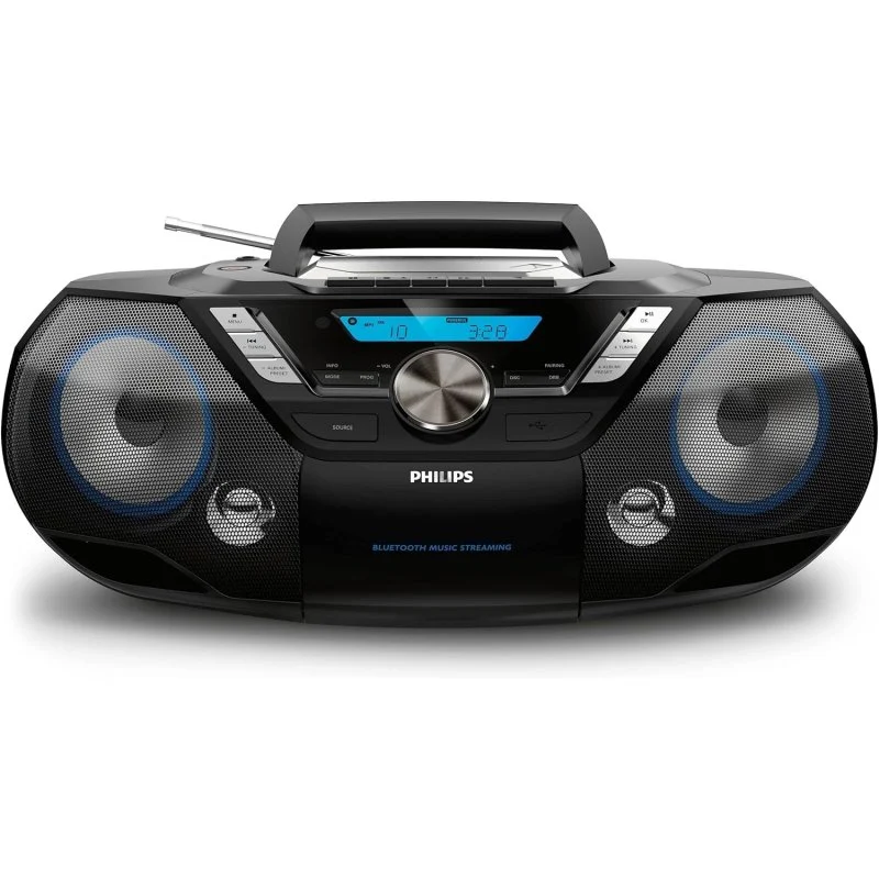 Detalle de Philips AZB798T/12: Radio CD Bluetooth 12W RMS con DAB/FM y cassette