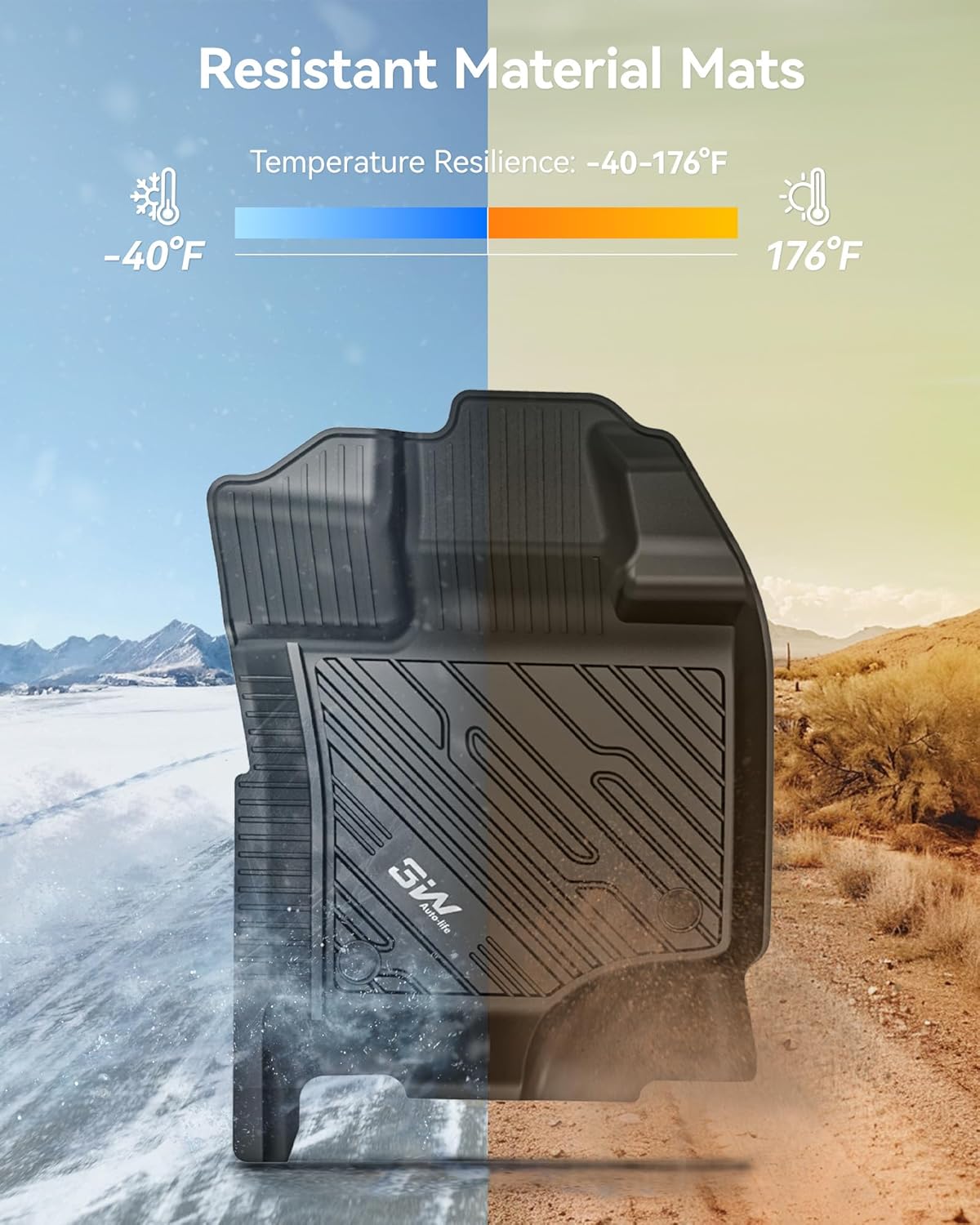 Thumbnail 4 de 3W Floor Mats F-150 SuperCrew 2015-2025