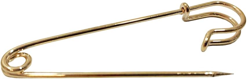 Thumbnail 2 de JYC CREATIVE Spille scozzesi da spillo da 70 mm, oro – 12 pezzi