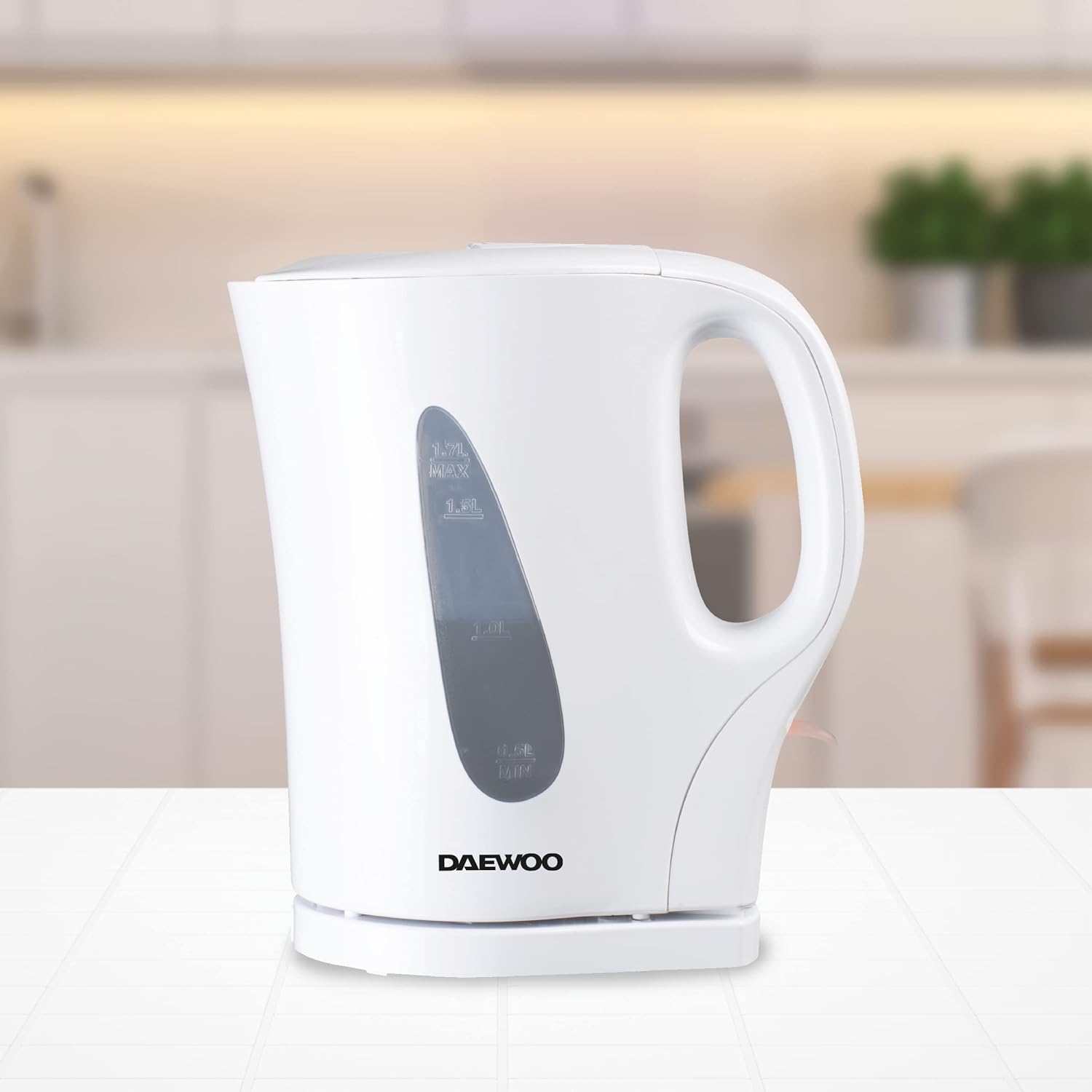 Thumbnail 1 de Daewoo Essentials 1.7L Fast Boil Electric Kettle – White