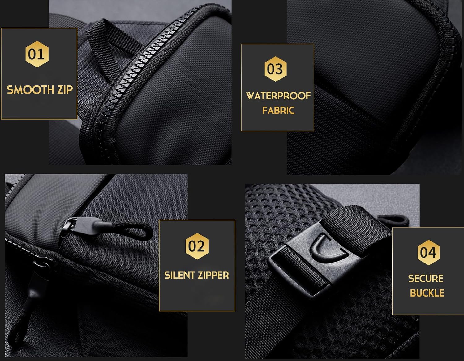 Thumbnail 4 de Simptech Mini Crossbody Sling Bag Dual Pocket for Travel