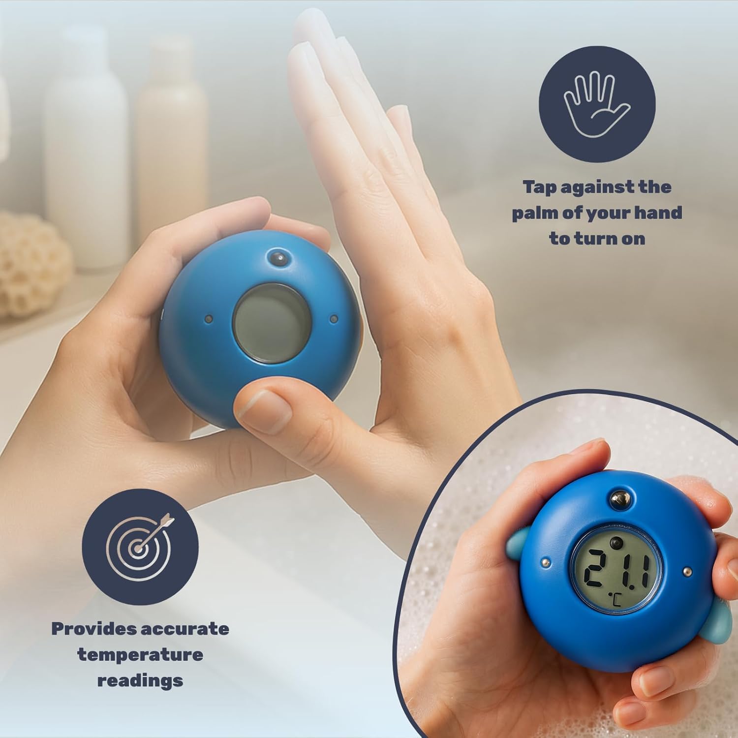 Detalle 2 de TensCare Digi Penguin Digital Baby Bath Thermometer