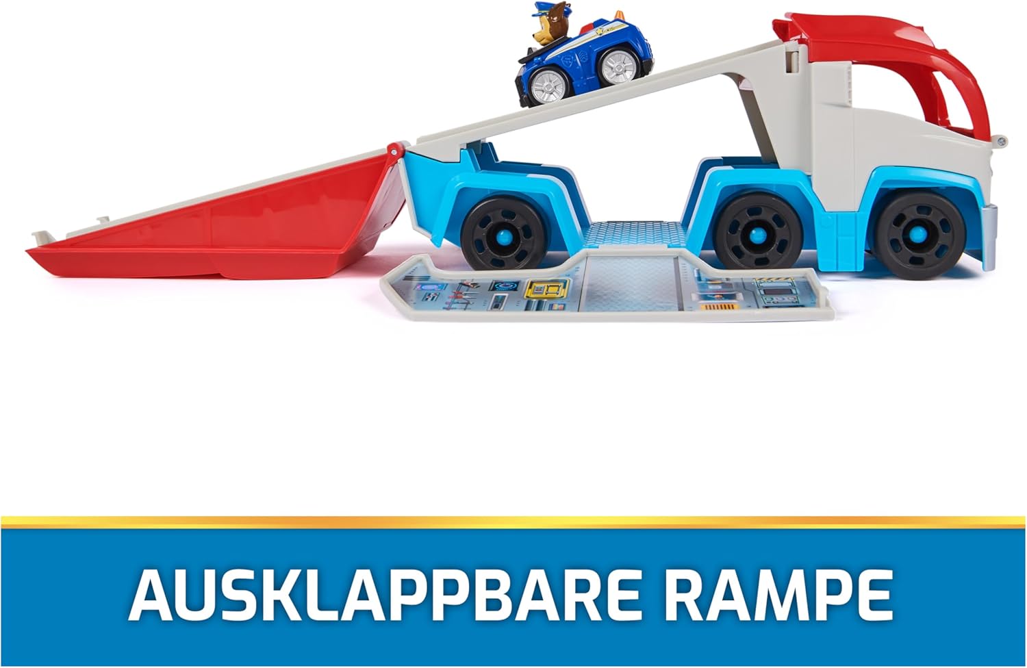 Detalle 2 de PAW PATROL Mini-Patroller Pup Squad Teamfahrzeug – 25 cm, inkl. Chase Racer