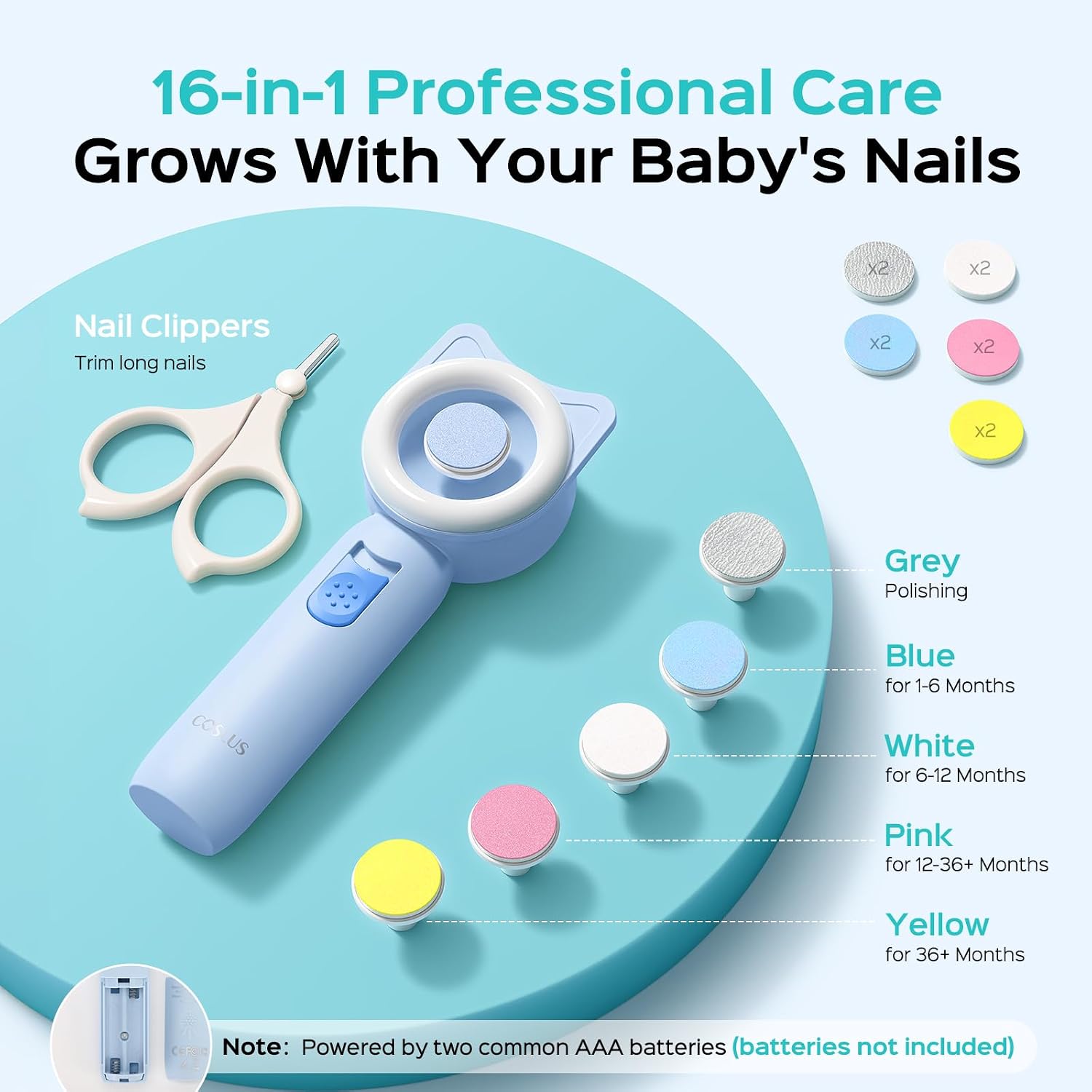 Thumbnail 5 de COSLUS C50 baby nail file 35 dB