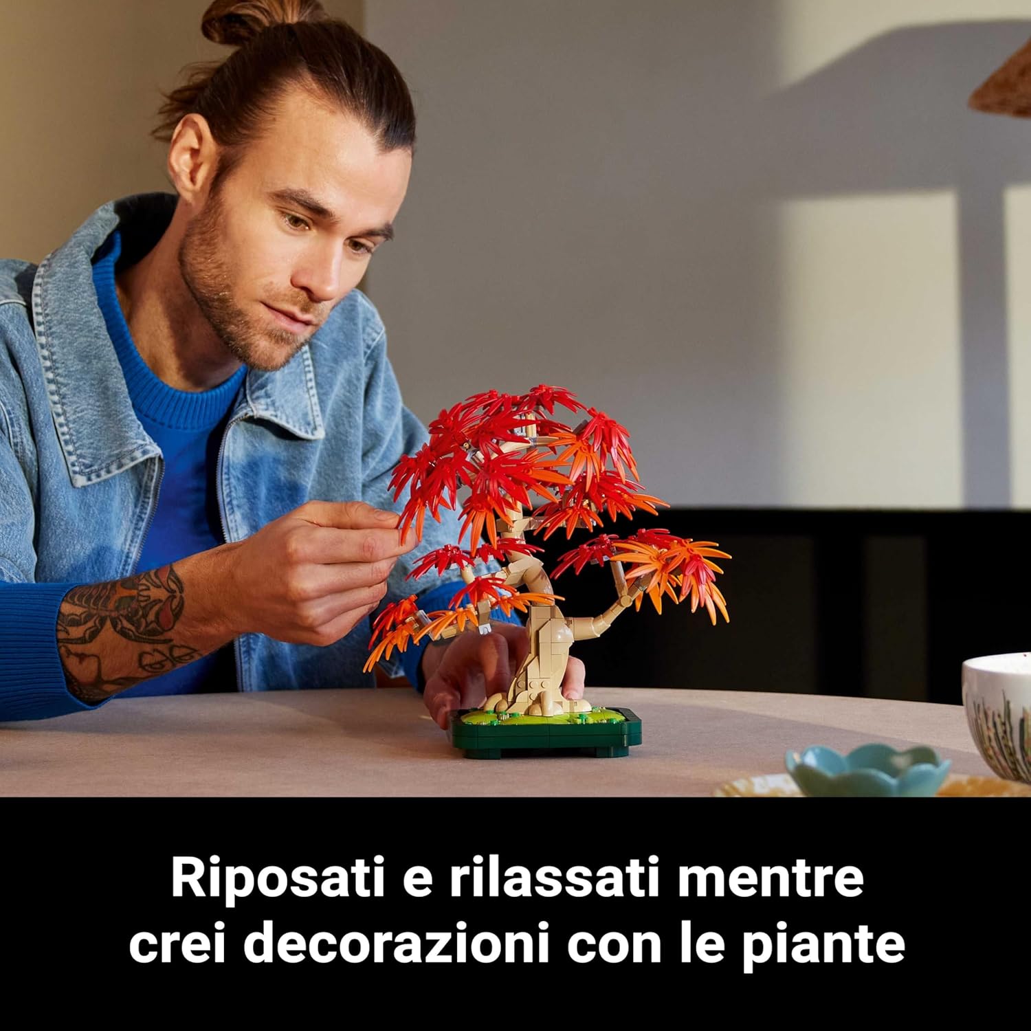 Thumbnail 2 de LEGO Botanicals Bonsai di Acero Rosso Giapponese (10348): decorazione LEGO per adulti, compatibile con la collezione Botanical