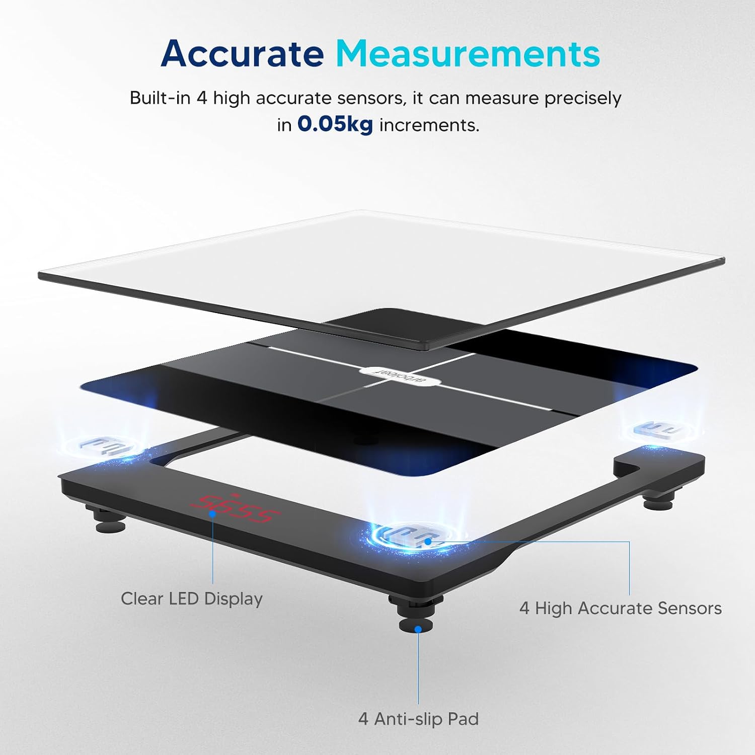 Detalle de arboleaf Weighing Scale 180kg