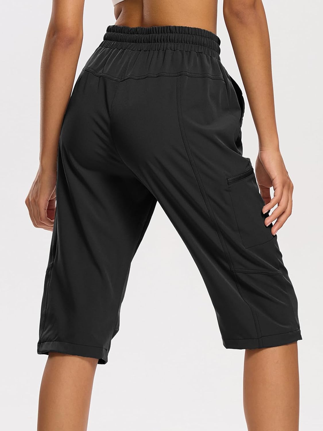 Detalle de DEVOROPA Women's Hiking Bermuda Shorts, Knee-Length, Quick-Dry with UPF 50+