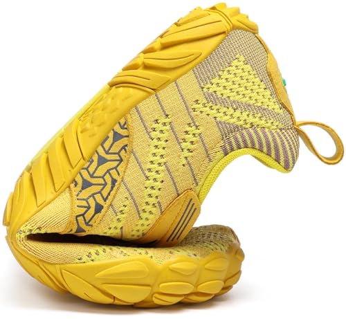 Thumbnail 7 de SAGUARO Zapatillas de Trail Minimalistas para Hombre y Mujer – Ligero, Transpirable y de Estilo Descalzo (Amarillo, 47 EU)