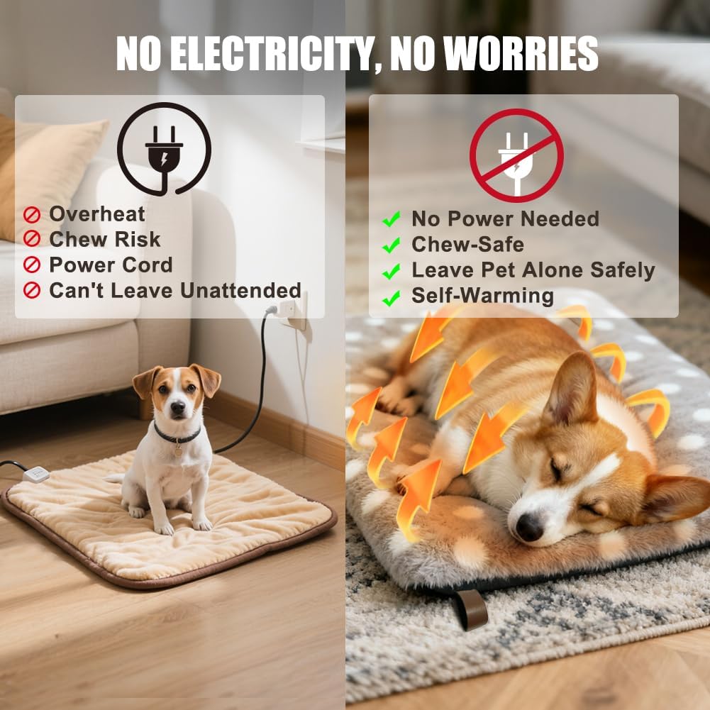 Detalle 1 de Deamoser Self-Warming Pet Mat 29.5-inch
