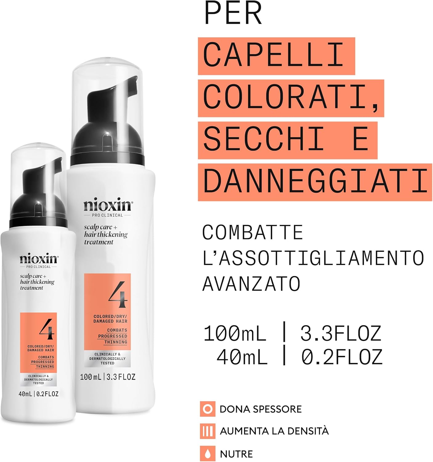 Thumbnail 1 de NIOXIN Scalp + Hair Thickening Sistema 4 per Capelli Colorati/Secchi con Assottigliamento Avanzato (shampoo, balsamo e trattamento cuoio capelluto)