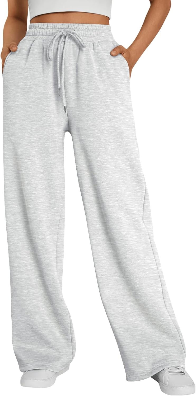 Detalle de Trendy Queen Wide Leg Fleece Sweatpants